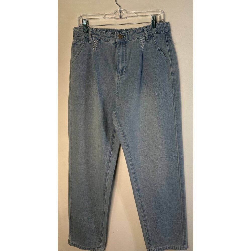 Dazy Women’s Jeans XXL Light Wash Y2K Retro baggy Denim streetwear Fall Winter